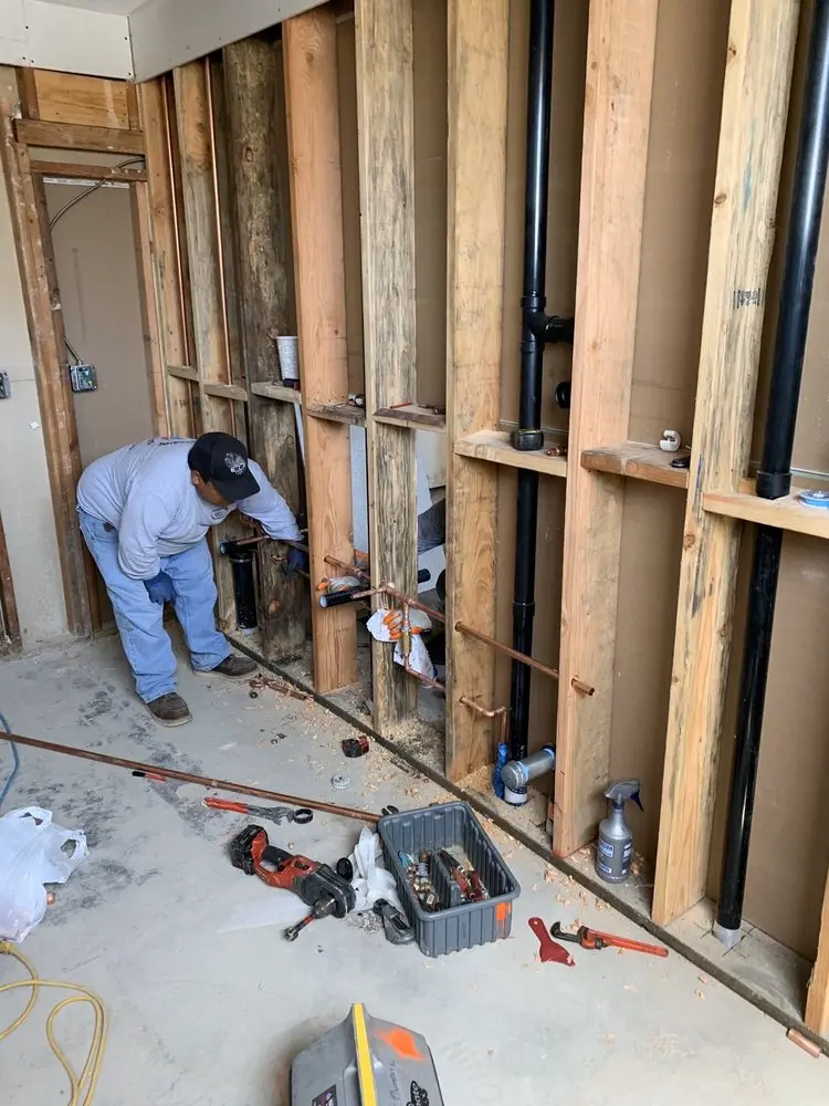 Commercial rough-in plumbing for Gas Line Repair in Williams Park